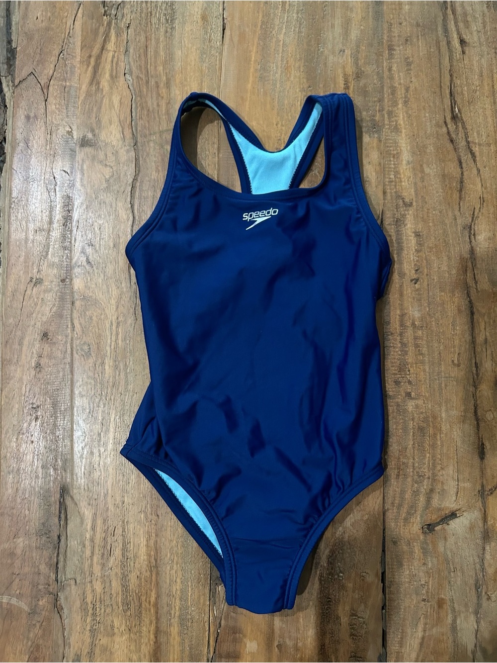 Navy speedo suit